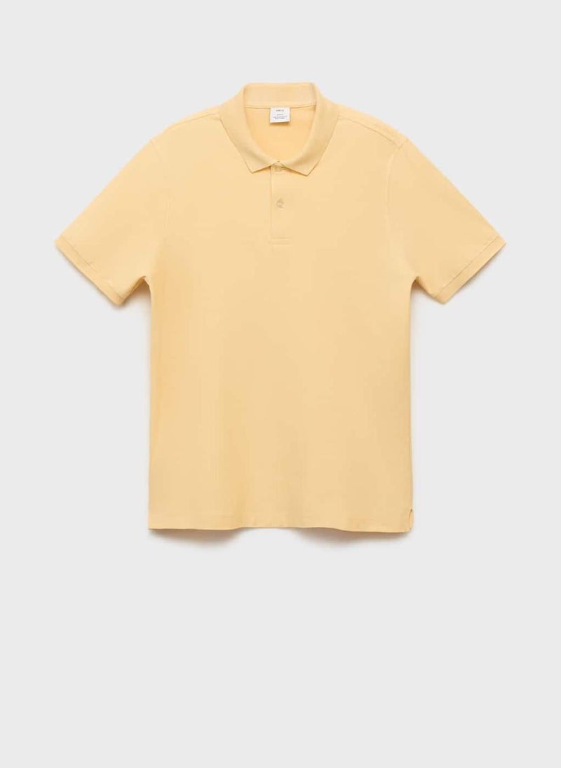 Mango Man Regular-Fit  Piqué Polo Shirt - Image 5